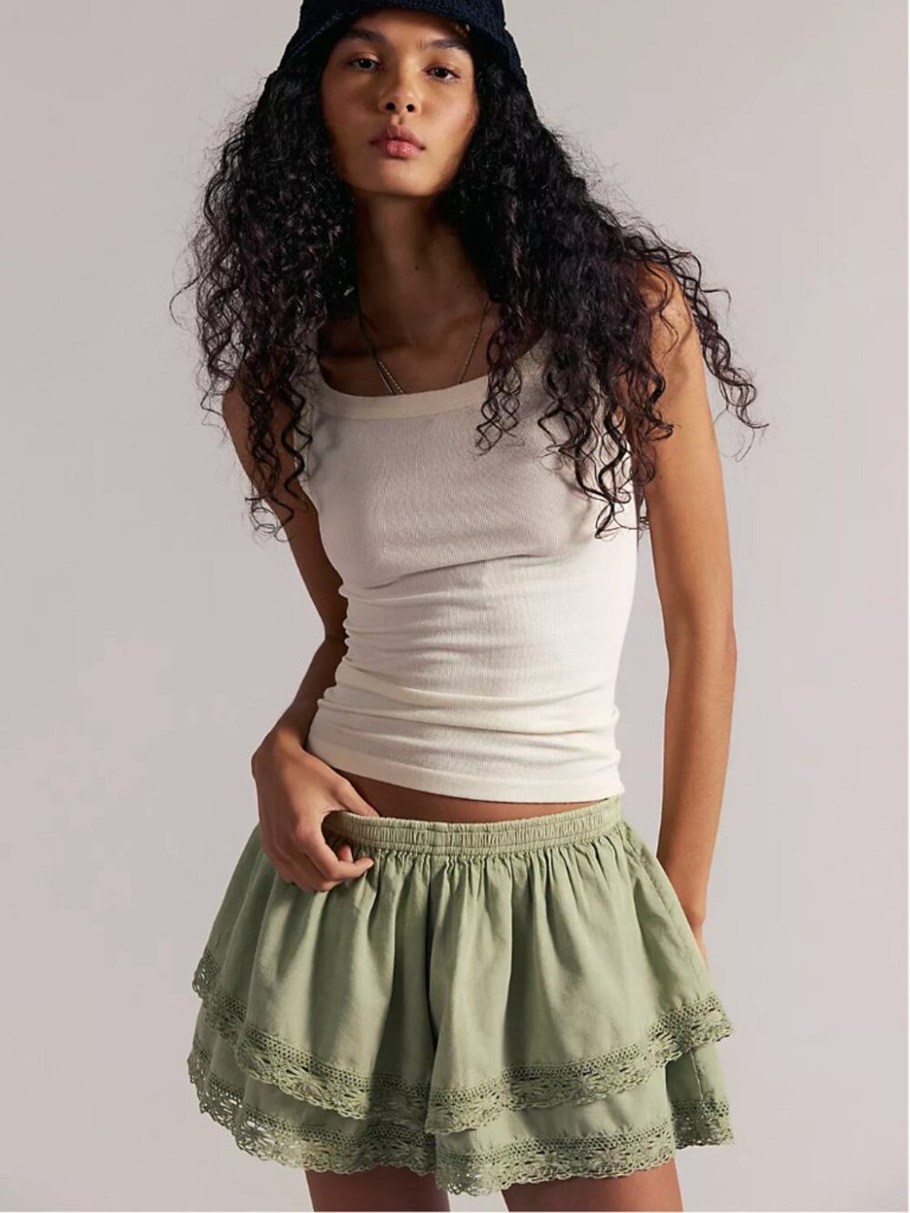 Free People Women's Full Harmony Shorts In Mystic Spring - Size Medium. NWT